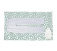 Encasa XO Tapis de Repassage, Repose-Fer Silicone 120x70 cm | Brochure verte, 120x70 cm | 100% Coton | Rembourrage 3 mm | Protection Thermique | Portable & Pliable
