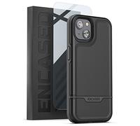 Encased Coque Mil-Spec Rebel Series conçue pour iPhone 14 Plus avec Protection d'écran trempée, Ultra résistante aux Chocs de qualité Militaire [3 m de Chute] Double Coque Hybride Robuste et Robuste