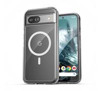 ENCASED Étui magnétique conçu pour Google Pixel 8a (transparent) (étui MAG)