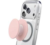 Encased Poignée magnétique pliable pour téléphone (compatible avec MagSafe), support confortable en silicone pour iPhone (glaçage fraise)