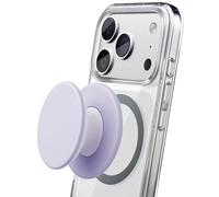Encased Poignée magnétique pliable pour téléphone (compatible avec MagSafe) - Support confortable en silicone pour iPhone (Lilac Haze)