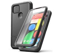 Encased RebelShield Coque pour Pixel 5 5G avec Protection d'écran intégrée Noir