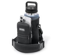 ENCASED Sac Isotherme pour Gourde Yeti Rambler 36oz - Housse de Transport avec Grande Poche de Rangement, poignée et bandoulière rembourrée - Étui de Voyage pour téléphone et Accessoires (néoprène)