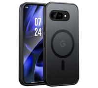 ENCASED SlimShield Coque pour Google Pixel 9a, (compatible avec MagSafe) Dual-Hybrid Translucide (2025) Transparent