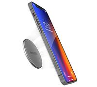 ENCASED - Support adhésif pour iPhone Compatible MagSafe, Disque magnétique Ultra-Fin (0,15") pour Fixation sûre sur Mur, Tableau de Bord, Salle de Sport, Cuisine ou réfrigérateur (Dos Autocollant)