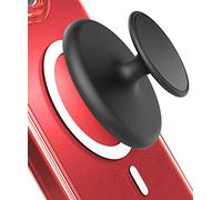 ENCASED Support magnétique conçu pour MagSafe iPhone 12/13/14/15 Étuis et Accessoires (poignée/béquille 2 en 1), Noir