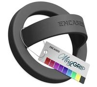 Encased Support magnétique pour téléphone Portable en Silicone Fin Compatible avec iPhone (Noir)