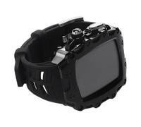 Encasse de montre en métal Écran de sangle en verre écran de pare-chocs ensemble ， pour la série 9/8/7/6/5/4 / SE 44 mm 45 mm Remplacez les accessoires
