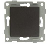 Encastrable - Couvercle aveugle en graphite, design moderne, installation facile, idéal pour cacher les connexions électriques, matériau durable et résistant