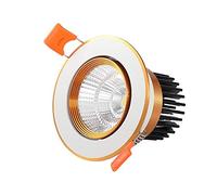 Encastré 3w/5w/7w LED réglable encastré rond plat Downlight anti-éblouissement intégré maison panneau de plafond lanterne intérieur salon chambre décor commercial plat encastré spot lampe intégrer