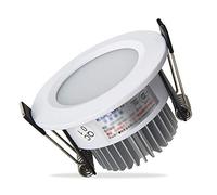 Encastré 3W Blanc Rond LED Spot Encastré Tricolore Lumière AC85-265V Large Tension LED Encastré Downlight Hôtel Restaurant Magasin de Vêtements Éclairage Commercial Encastré Plafond Panneau Lumineux