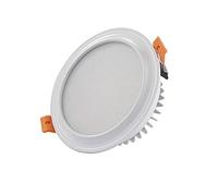 Encastré 7w / 9w / 12w / 15w LED Plafonnier Encastré Lampe Spot Ultra Mince En Aluminium Rond Commercial Panneau Plat Downlamp Anti-éblouissant Luminaire Intégré Pour La Décoration De Salon À La