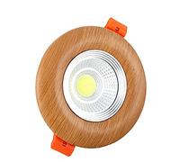 Encastré créatif 7W rond LED COB spot plafond rétro chinois ménage économie d'énergie LED panneau lumineux commercial économie d'énergie plafonnier anti-éblouissement en aluminium résine spot