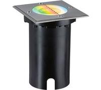 Encastré de sol LED Smart Home Zigbee 3.0 Floor IP67 carré 110x110mm RGBW+ 4,9W 300lm 230V 120° Acier brossé Aluminium Acier brossé G