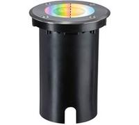 Paulmann 94845 LED luminaire d'extérieur encastré de sol Smart Home Zigbee Floor IP67 rond 110mm RGBW+ 4,9W 300lm 230V Acier brossé lumin. d'extérieur