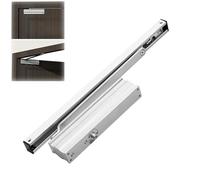 Encastré Ferme Porte Automatique, Groom Fermeture Porte pour Maison, Groom avec Fonction de Positionnement, pour Portes de 45 à 85 kg