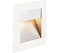 SLV Cadre 230 V incurvé à l'intérieur, spot LED, applique murale encastrable, spot de plafond / 2700 K 3,1 W 100 lm blanc, aluminium, 3,1 W