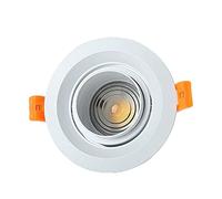 Encastré intérieur LED Downlights réglables plafonnier encastré lampe à panneau rond - étanche IP44 pour couloir scène salle de bain chambre cuisine éclairage 110V-240V (vente en gros) intégré