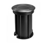 Encastré Lukka Se Connecter Gris Rond Extérieur IP67 Max. 4W GU10 Überfahrbar