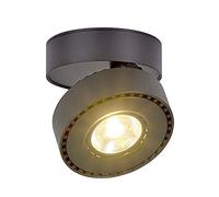 Encastré réglable à 360 ° 12W LED Panneau de plafond Lanterne Luminaire Magasin de vêtements Anti-éblouissement Projecteur plat intégré Salon intérieur Restaurant Couloir Allée Décoration Noir