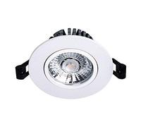 Encastré ultra mince rond COB intégré spot de forage taille 70 mm-80 mm encastré downlight aluminium blanc LED panneau anti-éblouissement plafonnier style européen centre commercial vêtements de
