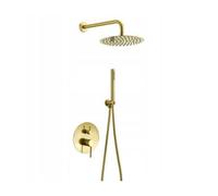 Encastrée Colonne de Douche avec Mitigeur SILLA - Ensemble de Douche Mécanique - Doré - BR2141