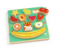 Puzzle d'encastrement et jeu d'équilibre Puzz & Boom Happy - DJECO multicolore TU