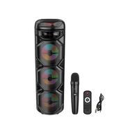 Enceinte 60 w bluetooth 5.0 enceinte karaoké portable lumineuse avec micro - YXLILI - enceinte sono haut-parleur stéréo extérieur