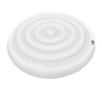 Enceinte à Bain à remous, Couvercle de Bain remous Gonflable, 65 dans Une Enceinte Ronde avec Une soupape Facile d'inflation et de déflation, Un Couvercle Spa imperméable l'épreuv
