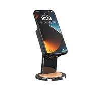 Enceinte À Induction Sans Fil - Gadget Intelligent Antidérapant Et Tendance - Support De Téléphone Avec Haut-parleur | Support Technologique Pour Femmes Et Hommes, Cadeau D'anniversaire Ou De