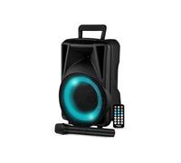 Enceinte Active - FESTI08 - 8" 20CM - 200W - sur Batterie - Effet RING LED - USB SD Bluetooth TWS - Micro VHF