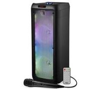Enceinte Active - FestiSound SRX208 - 500W - 2x 8" à LED - Autonome sur Batterie Bluetooth USB SD TWS - Micro fil G