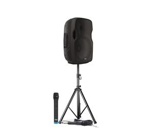 Enceinte Active Gemini AS 08 Togo Active sur Batterie - 500W - 2 MICROS, USB/Bluetooth/AUX/SD, SONORISATION DJ PA Pied