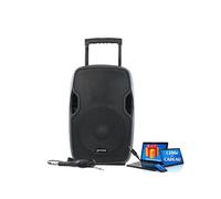 Enceinte active GEMINI AS-12TOGO Sono DJ - batterie, 1500W 12 USB Bluetooth RADIO +Câble PC ORDI Smartphone Cadeau, Soirée Fête