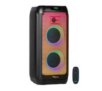 Enceinte active - IBIZA - WAVE6 - 250W - Bluetooth - USB - LED Fire - Noir