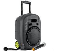 BMI Enceinte active IBIZA SOUND PORT8VHF-MKII-TWS 8" 400W Bluetooth TWS micro VHF+filaire