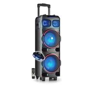 Enceinte active portable - NGS - NGS WILDDUB1 - 300W - Bluetooth TWS - LED multicolores, batterie 11,1V