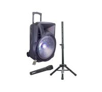 Enceinte Active Portable USB Bluetooth-MOBILE15-SET 700W