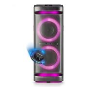 Enceinte Active Sono DJ NGS WILDSPACE2-2000W, Bluetooth, USB/AUX, Lumière LED, TWS, 1 SUB 10", Soirée, Fête, Jeu de lumière