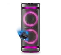 Enceinte Active SONO DJ NGS WILDSPACE2 - 2000W, Bluetooth, USB/AUX, Lumière LED, TWS, 1 SUB 10", Soirée, Fête, Jeu de lumière