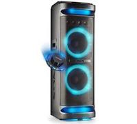 Enceinte Active SONO DJ WILDSPACE3 - 4000W, Bluetooth, USB/AUX IN, Lumière LED, TWS, Double Subwoofer 10 "- Soirée, Fête, Bar