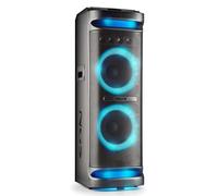 NGS Enceinte active WILDSPACE3 4000W Bluetooth USB/AUX LED TWS Double subwoofer 10" Soirée