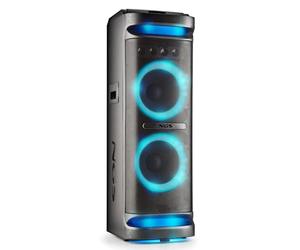 Enceinte Active Sonorisation NGS WILDSPACE3-4000W, Bluetooth, USB/AUX in, Lumière LED, TWS, Double Subwoofer 10 "- Soirée