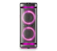 Enceinte Active Sonorisation WILDSPACE2-2000W, Bluetooth, USB/AUX, Lumière LED, TWS, 1 SUB 10" + 1 woofer 6,5" + 1 Tweeter