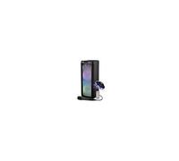 enceinte active - srx208 - 500w - 2x 8" à led - autonome sur batterie bluetooth usb sd tws - micro fil - lumière ovni