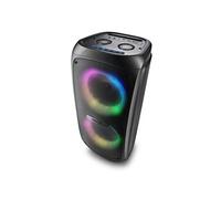 Enceinte Active sur Batterie WILDTEMPER - 200W, Bluetooth USB, 2 Entrées Micros pour Karaoké, Lumières LED RVB, Fonction TWS