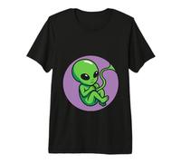 Enceinte Alien - Future Maman à Devenir fœtus Embryon bébé T-Shirt Haut de Gamme