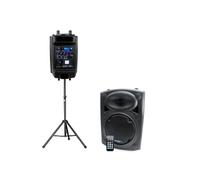 Enceinte amplifiée 12" 30cm 700W USB/SD/BT + pied