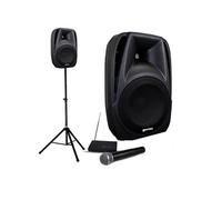 Enceinte amplifiée 300W, MIC PIED, Bar Animations