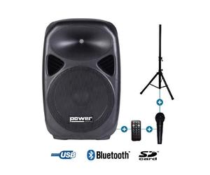 Enceinte Amplifiée - POWER ACOUSTICS - Tesla 15a - 300W RMS - Bluetooth - 15 pouces